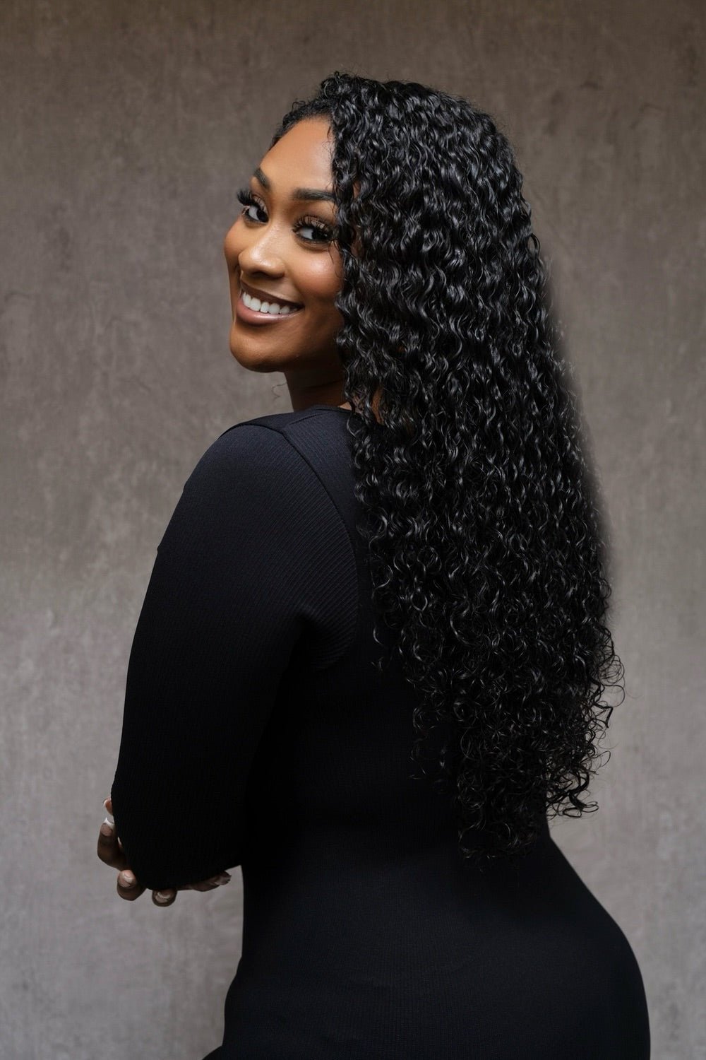 Afrik Curly Half Wig - ANJAE MONEA BEAUTY