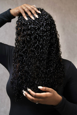 Afrik Curly Half Wig - ANJAE MONEA BEAUTY