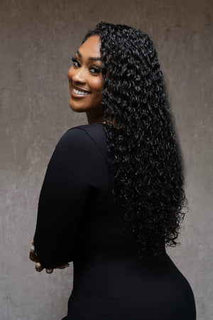 Afrik Curly Half Wig - ANJAE MONEA BEAUTY