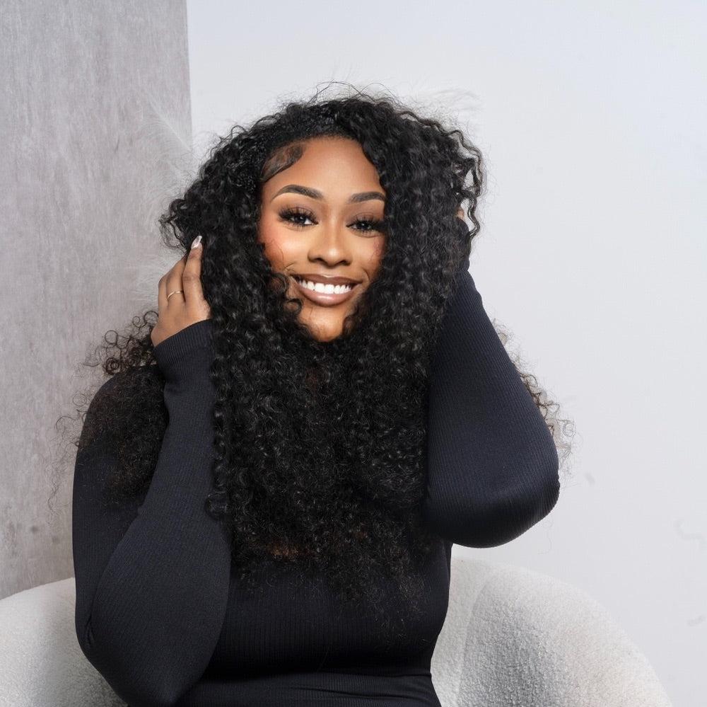 Afrik Curly Half Wig - ANJAE MONEA BEAUTY