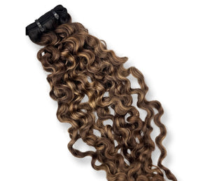 Raw Curly Honey Cashmere - ANJAE MONEA COLLECTION