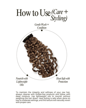 Raw Curly Honey Cashmere - ANJAE MONEA COLLECTION