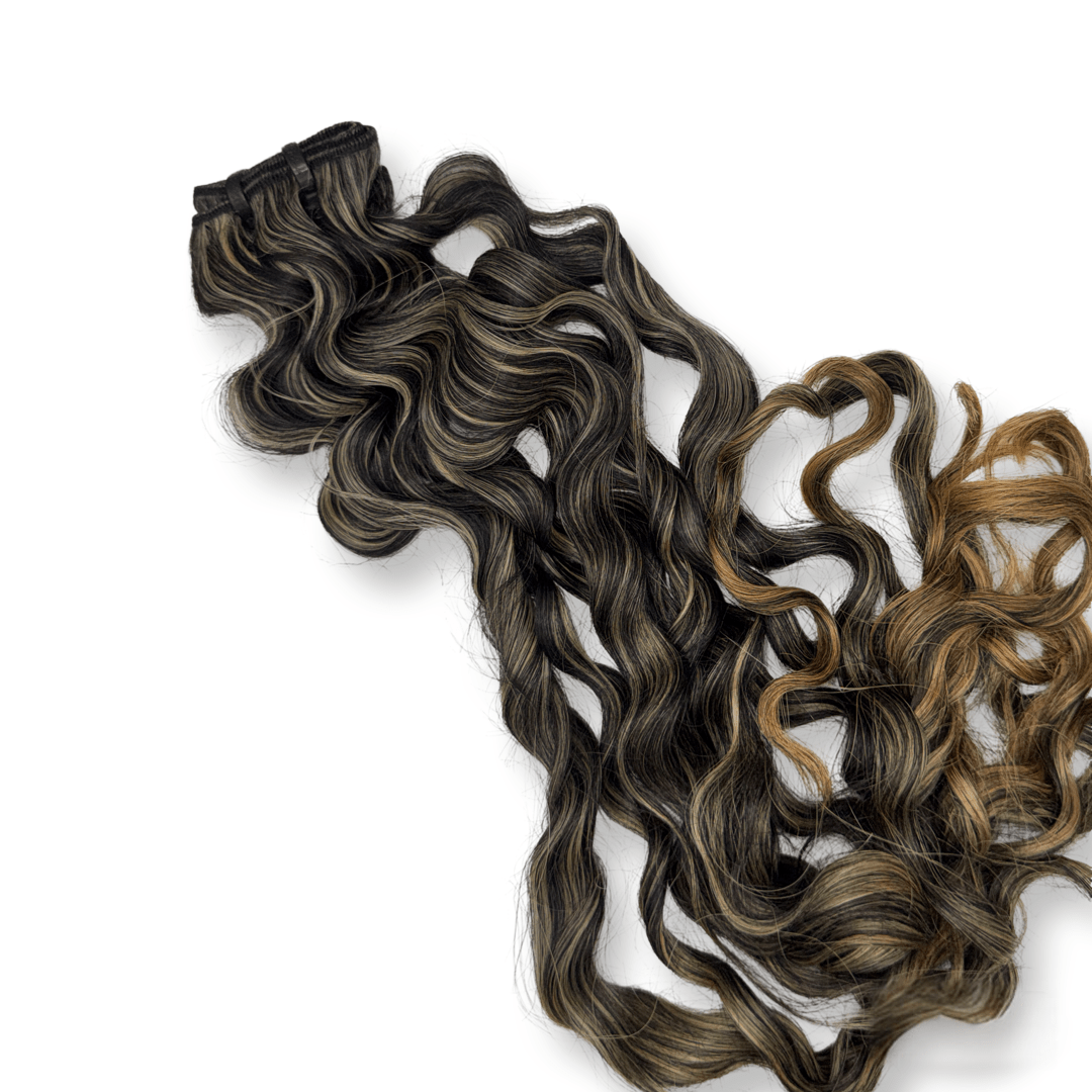 Raw Curly Noir Blonde - ANJAE MONEA COLLECTION
