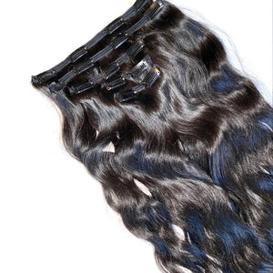 Raw Hair Clip In Extensions - ANJAE MONEA BEAUTY