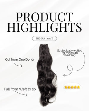 Raw Indian Wavy - ANJAE MONEA BEAUTY